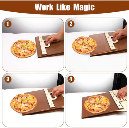 Wooden Pizza Peel – Non-Stick Board