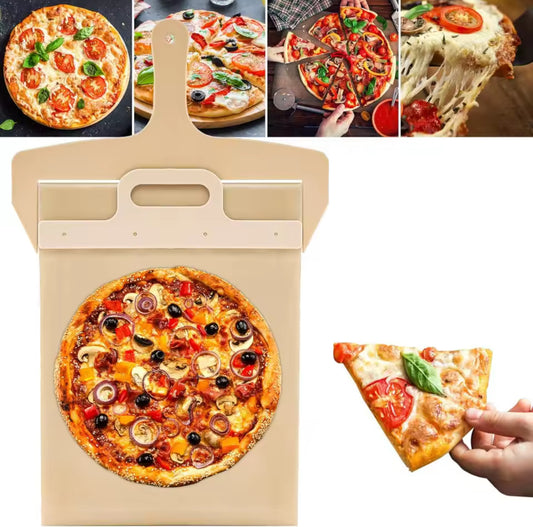 Wooden Pizza Peel – Non-Stick Board