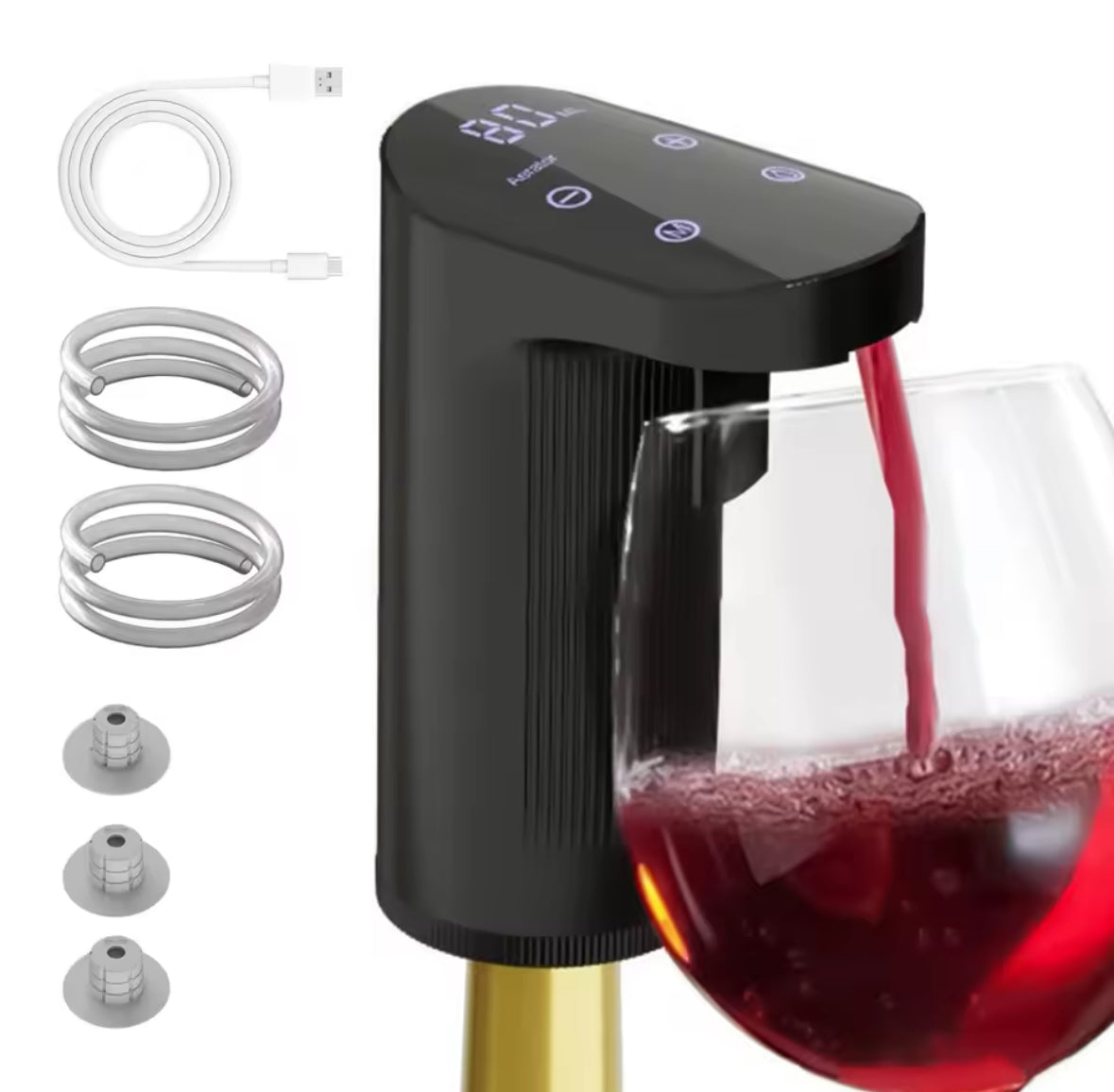 Electric Wine Dispenser – USB Rechargeable