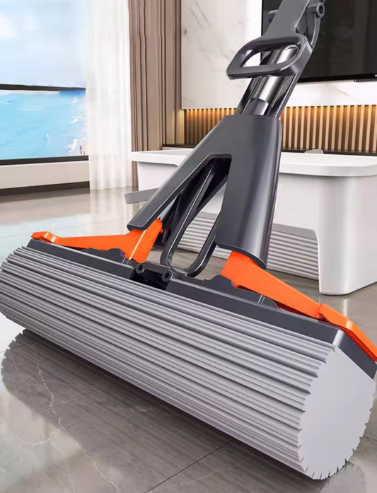 Foldable Cotton Mop – Hands-Free Squeeze
